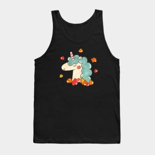 Autumn unicorn///Drawing for fans Tank Top